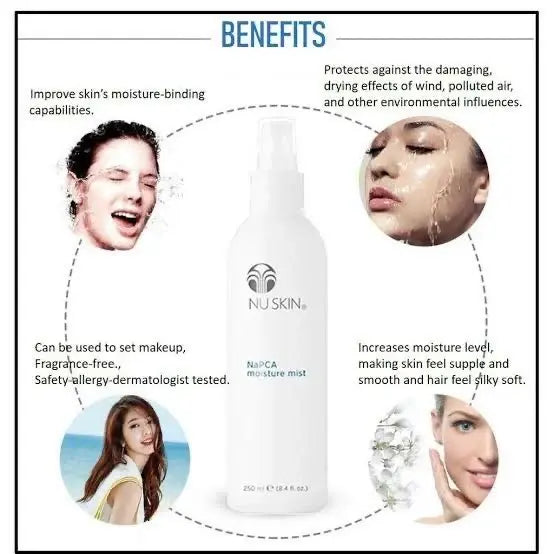 SGMY NuSkin NaPCA Moisture Mist Benefits Info