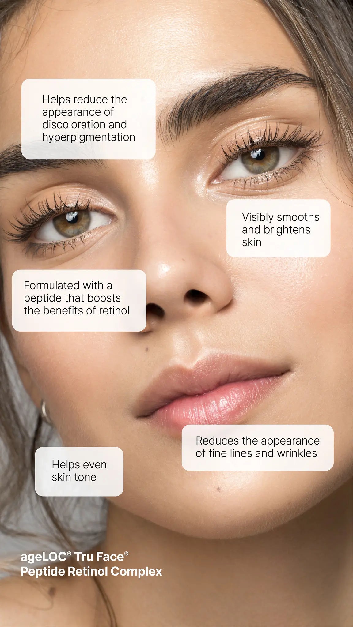 SGMY PC ageLOC Tru Face AI Peptide Retinol Complex Key Benefits